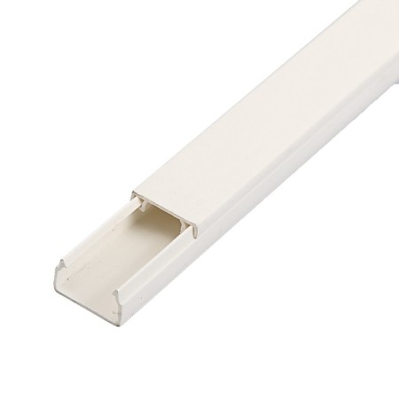 IEK ECOLINE, 15x10 mm, l = 2000 mm, plastic, white cable