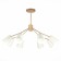 Ceiling EVOLUCE lamp. Sle155902-08. Mario. 8x40 watts, E14, 79x79x54 cm, golden color