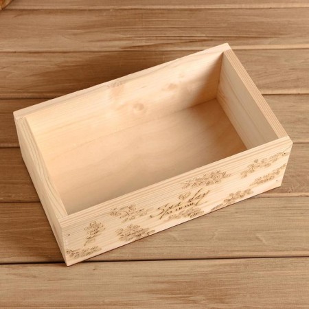 Wooden box "Spa Day at Home", 24.5 × 14 × 8 cm, mix-3