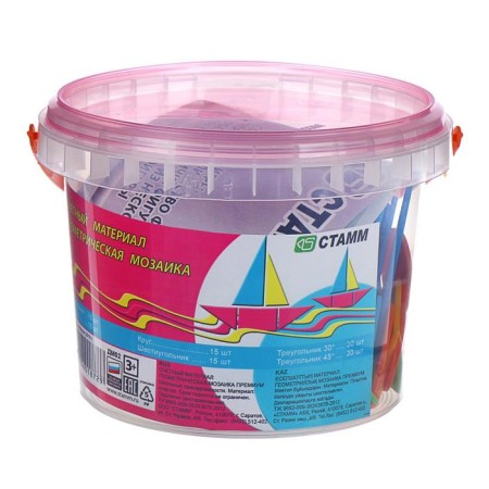 Counting material Geometric mosaic premium-4