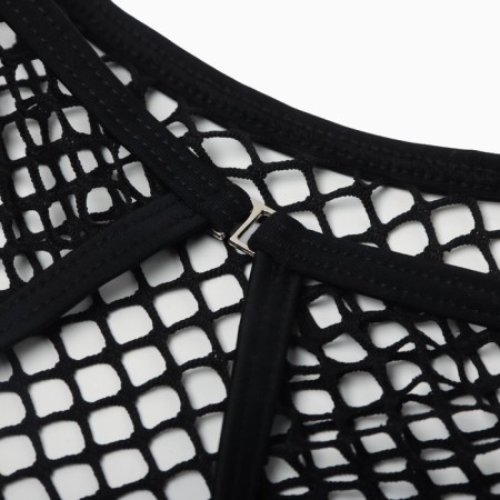 Swimsuit female adhesive minku color black, size 48-6