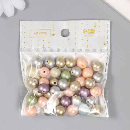 Beads for creativity Plastic "Pastel Tones" set 20 grams d = 1 cm-2