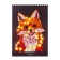 Notepad A5, 40 sheets in a cage on the fox crest, cover Cardboard, OFSET block