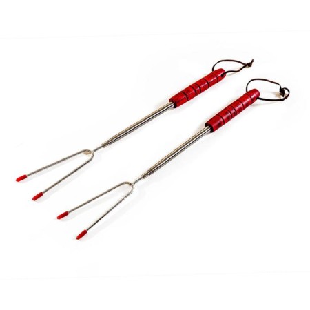 A set of two telescopic forks Royalgrill ™, for sausages, toasts and marshmallows