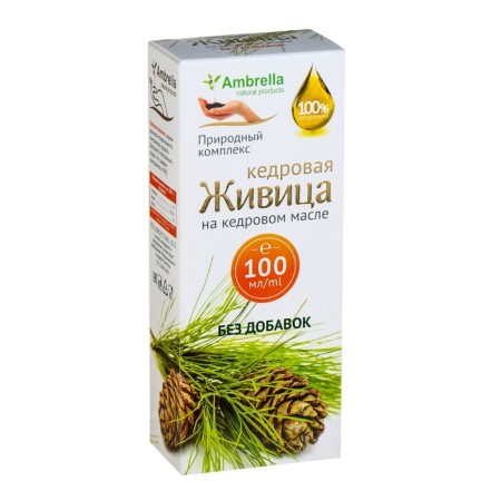 Cedar lifting in cedar oil without additives, from cholesterol, 100 ml