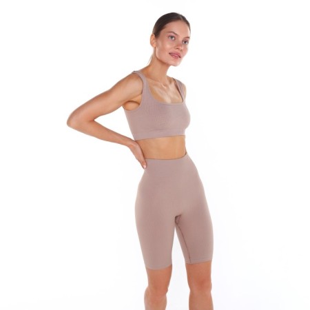 Top female, beige color, size 42 (s)-1