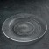 Black glass plate "Luiza", D = 25 cm