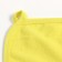 Baby towel, corner, terry, size 90x105 cm, yellow color, mix
