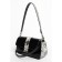 Bag Cross-Body Women's, genuine leather, Ludor black, 26x9x15 cm