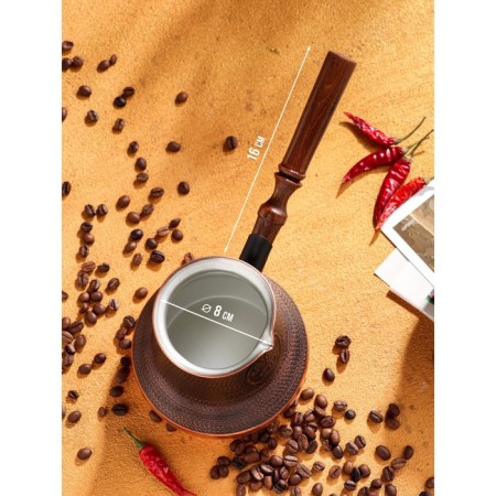Turk for coffee "Armenian jezva", 800 ml, copper-1