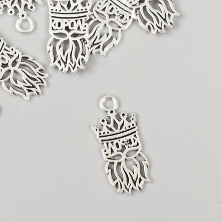 Decor metal for creativity "King" 1.1x2.5 cm-1