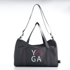 Female sports bag, textura, small size, gray color