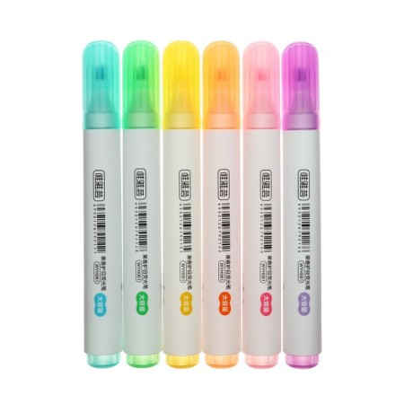 A set of markers-textbooks 6 colors, flavored "fruits"-1