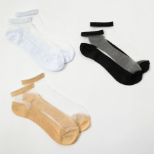 A set of glass women's socks 3 pairs 