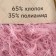 Yarn "cotton grass" 65% cotton 35% polyamide 220 m/100g (270 clover)