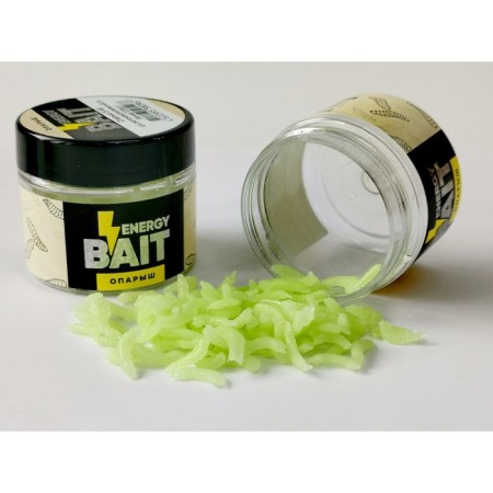 Artificial nozzle Energy Bait "Oparysh", S-M, 120 pcs, the color of the luminous