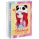 Sketchbook A5, 64 sheets on the crest "Girl in a hat", solid cover, glossy lamination, block 100 g/m2