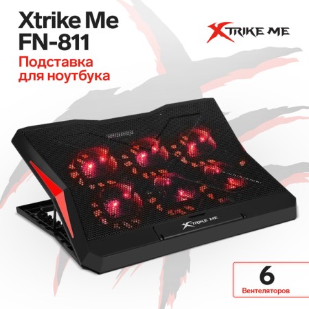 Notebook stand Xtrike Me FN-811, 6 fans, 2xUSB, cable 50 mm