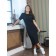 Female dress w.w.f.h., size 54, black color