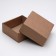 Box the team without printing a lid is a brown without a window 14.5 x 14.5 x 6 cm