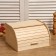 Wooden Breadpower "Cinnamon", transparent varnish, 29 × 24.5 × 16.5 cm