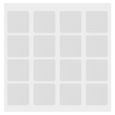 Adhesive squares bilateral, 15 mm x 15 mm, acrylic base, 64 pcs., Brauberg-4