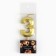 Candle figure for the cake "3", gold, 2.5 x 8 cm.