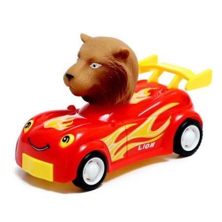 The inertial "animals" car, the head flies out when hit, mix-8