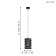 Cremella 1x40W chandelier E27