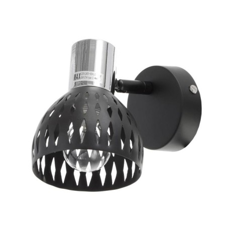 SPOT SPOT 66515/1 1x60W E14, chrome/black 13x13x11 cm-2
