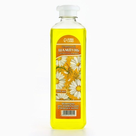 Hair shampoo with chamomile extract, 300 ml, beauty pantry-1