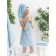 Tainted tange Guten Morgen Sky, 500 grams, size 30x50 cm, blue color