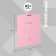 A notebook of 18 sheets in the Erichkrause "Classic", the cover coated cardboard, an offset unit, pink