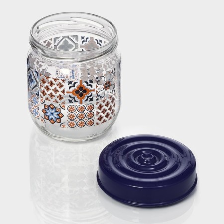 Glass Bank for bulk products "Mosaic", 425 ml-4