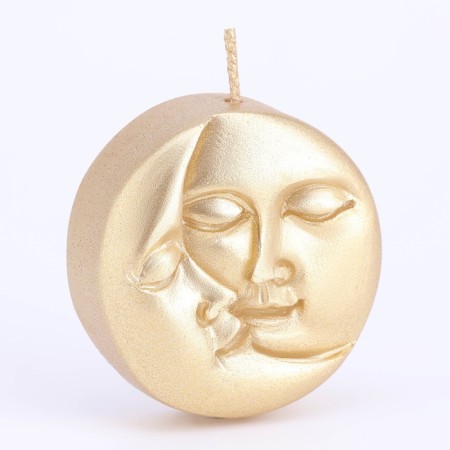 Figure candle "Sun and moon, 6x2.5 cm, gold-1