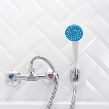 Shower mixer RMS SL119-003, two-wound, chrome-3