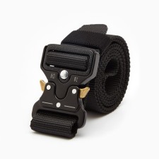 Tactical belt, 125 cm, width 3.7 cm, black