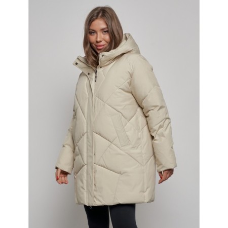 Winter jacket, size 52, beige color-6