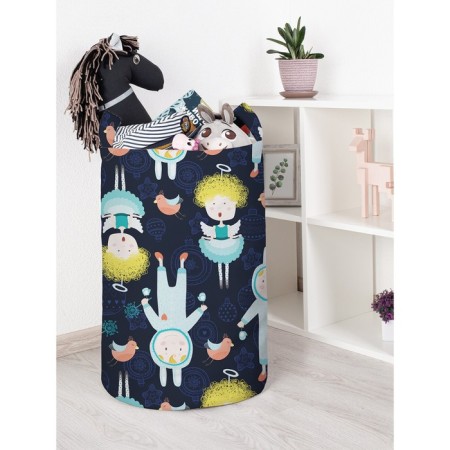 Basket for toys "Boys-bunches, size 40x60 cm