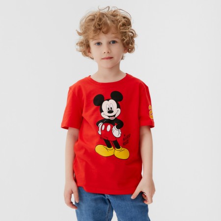 T-shirt Children's Mickey Mickey Mouse, height 86-92, red