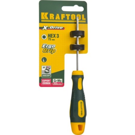 Slate Kraftool X-Drive, CRMO, two-component handle, Hex3 x 75