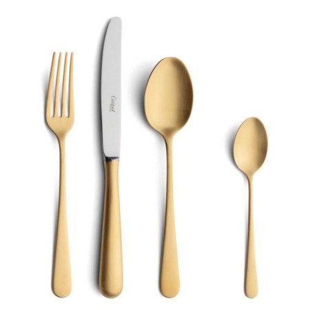 Set of cutlery Alcantara Gold Mat., 24 items