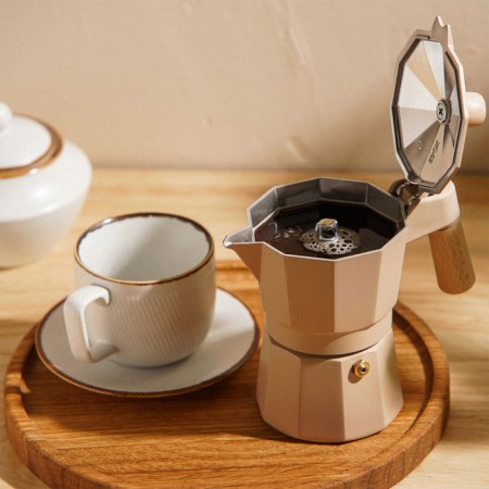 Geyser Coffee machine SL Home "Framo", 150 ml, 11 × 15.5 × 12 cm, beige color-7