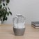 VAZA Ceramics Table "Brigham" jug, D-6CM, h-19x12 cm, white-gray