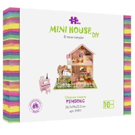 Интерьерный конструктор Hobby Day MiniHouse «В тени сакуры», румбокс-5