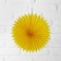 Paper product Decor "Circle", 25 cm, yellow color