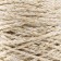 Knitting cord 100% polyester with a lurex 1 mm cylinder, 75 ± 10g, 200m, 01-white+gold