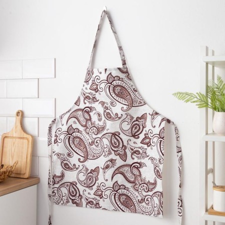 Apron "Ethel" Eastern patterns 60x65 cm, 100% cotton, sarzha 190 g/m2-1