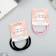 Hair gum "Sport" (set 2 pcs) thread, 5 cm, pink black