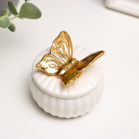 Coramics Coramics "Golden butterfly" 6.5x6.5x6.5 cm